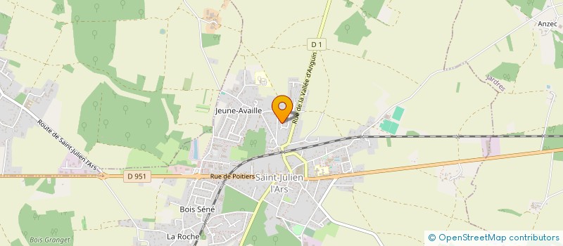 localisation de l'entreprise MADAME SANDRINE LACOURCELLE  POUILLE