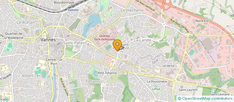 localisation de l'entreprise MADAME SANDRINE LACROIX à VANNES