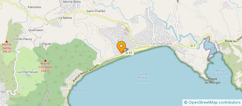 localisation de l'entreprise MADAME SANDRINE LACY  LE DIAMANT