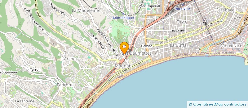localisation de l'entreprise MADAME SANDRINE LAEMMEL à NICE