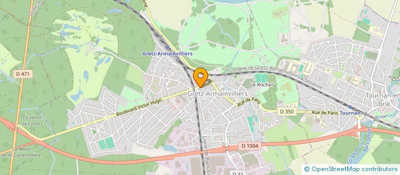 localisation de l'entreprise MADAME SANDRINE LAFITTE  GRETZ-ARMAINVILLIERS