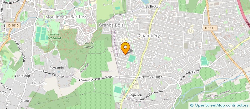 localisation de l'entreprise MADAME SANDRINE LAFONT  VILLENAVE-D'ORNON