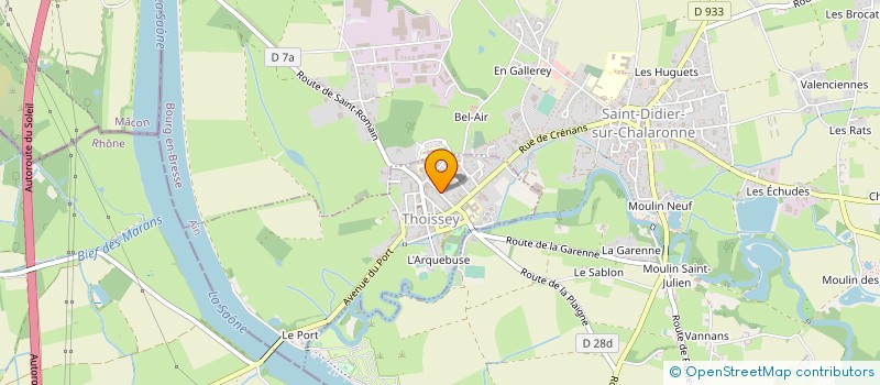 localisation de l'entreprise MADAME SANDRINE LAFOY à THOISSEY