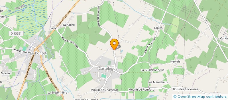 localisation de l'entreprise MADAME SANDRINE LAGARRIGUE à CARTELEGUE