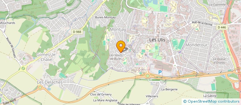 localisation de l'entreprise MADAME SANDRINE LAHOTTE à BURES-SUR-YVETTE