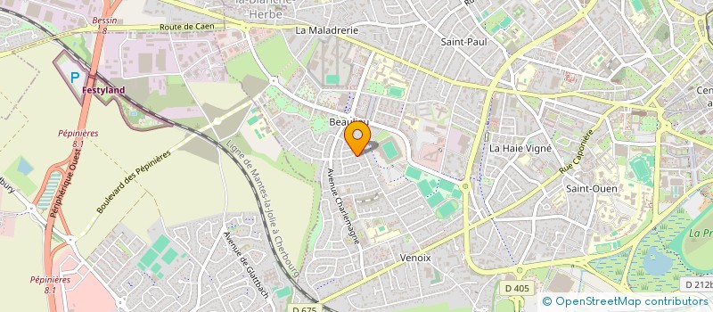 localisation de l'entreprise MADAME SANDRINE LAIGNEAU à CAEN