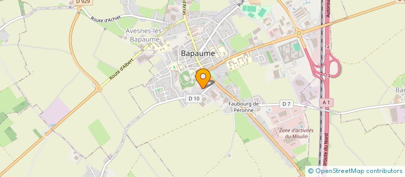 localisation de l'entreprise MADAME SANDRINE LALLAU  ACHIET-LE-PETIT