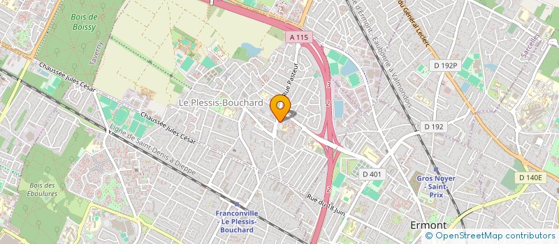 localisation de l'entreprise MADAME SANDRINE LALOZE à LE PLESSIS-BOUCHARD