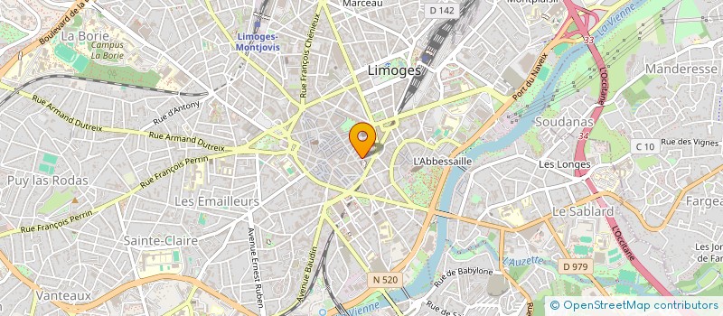 localisation de l'entreprise MADAME SANDRINE LAM à LIMOGES