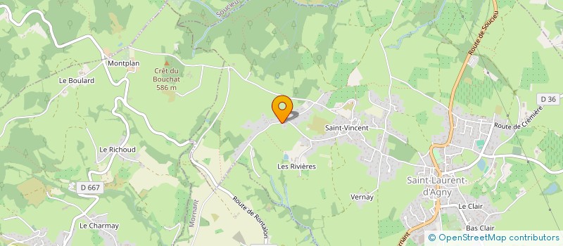 localisation de l'entreprise MADAME SANDRINE LAMBERT  SAINT-LAURENT-D'AGNY