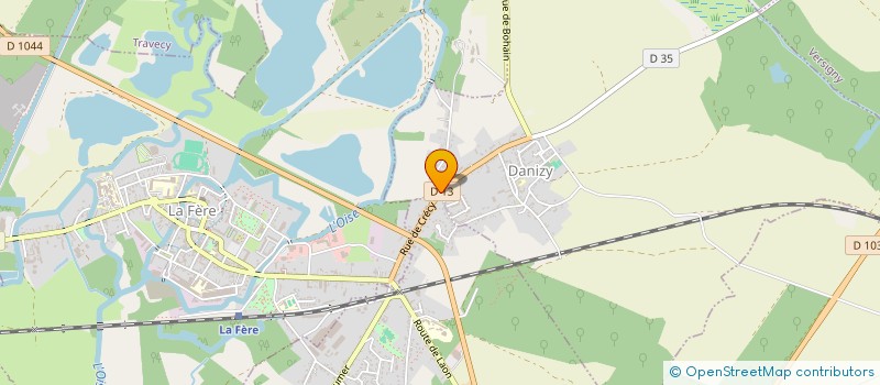 localisation de l'entreprise MADAME SANDRINE LAMBERT  DANIZY