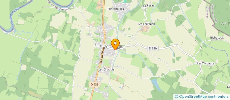 localisation de l'entreprise MADAME SANDRINE LAMBERT  SERMOYER