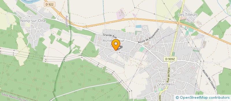 localisation de l'entreprise MADAME SANDRINE LAMY  ASNIERES-SUR-OISE