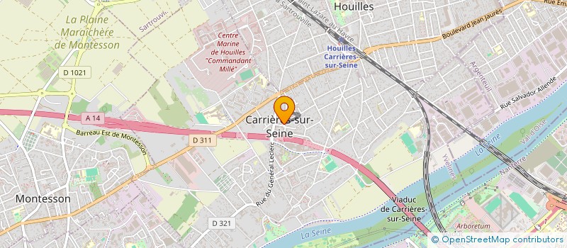 localisation de l'entreprise MADAME SANDRINE LANDAIS à CARRIERES-SUR-SEINE
