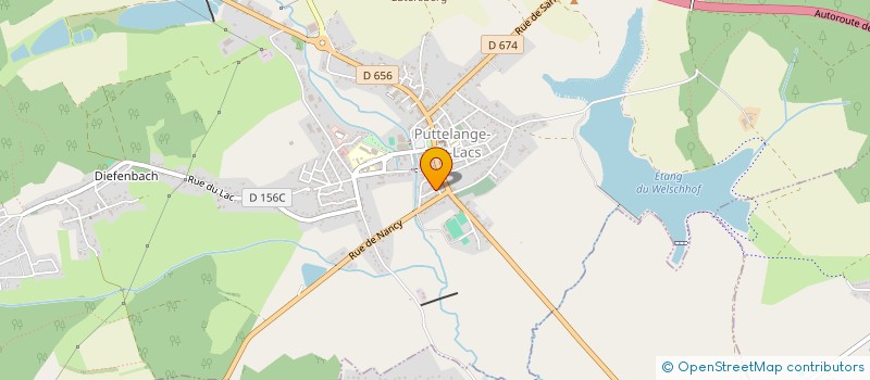 localisation de l'entreprise MADAME SANDRINE LANDFRIED  PUTTELANGE-AUX-LACS