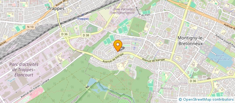 localisation de l'entreprise MADAME SANDRINE LANDOIS  MONTIGNY-LE-BRETONNEUX