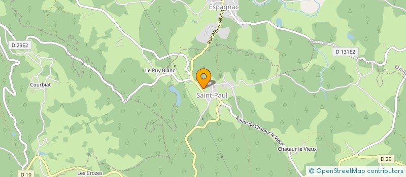 localisation de l'entreprise MADAME SANDRINE LANOIR  LAGARDE-MARC-LA-TOUR