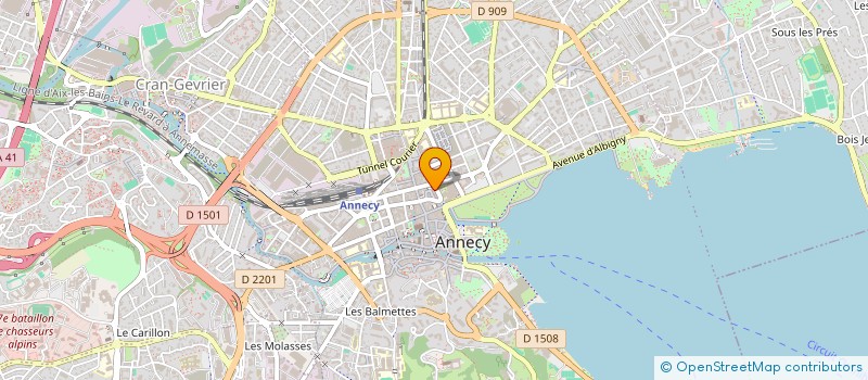 localisation de l'entreprise MADAME SANDRINE LAPAJ à ANNECY