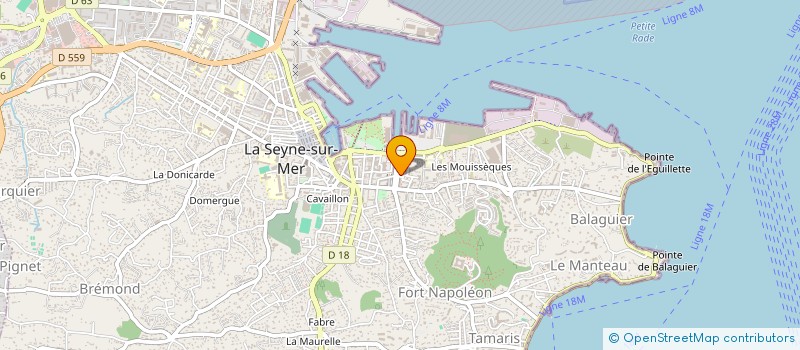 localisation de l'entreprise MADAME SANDRINE LARDY à LA SEYNE-SUR-MER
