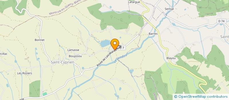 localisation de l'entreprise MADAME SANDRINE LARNAUDIE à LENDOU-EN-QUERCY