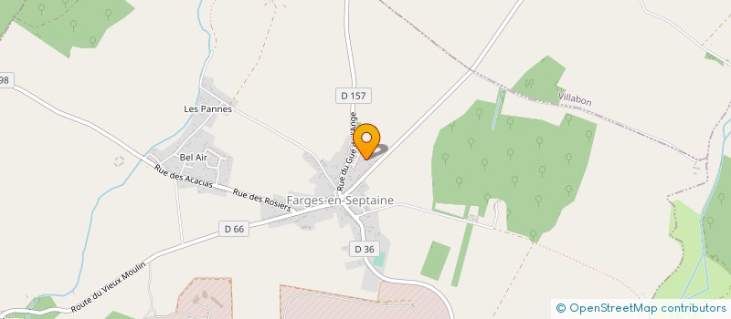 localisation de l'entreprise MADAME SANDRINE LAURA JACOB  FARGES-EN-SEPTAINE