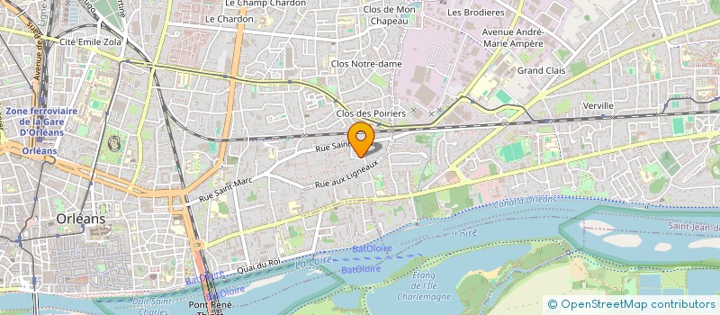 localisation de l'entreprise MADAME SANDRINE LAURENCEAU à ORLEANS