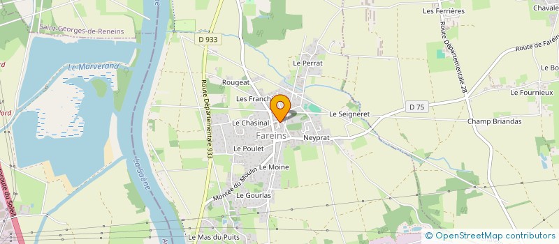 localisation de l'entreprise MADAME SANDRINE LAURENT à FAREINS