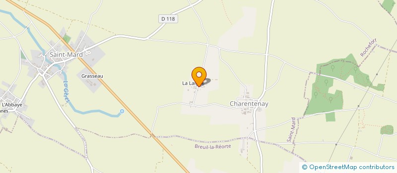 localisation de l'entreprise MADAME SANDRINE LAVAU  SAINT-MARD