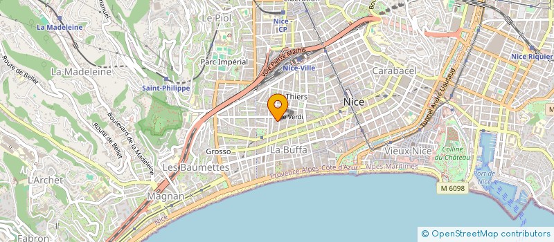 localisation de l'entreprise MADAME SANDRINE LAVENNE  NICE