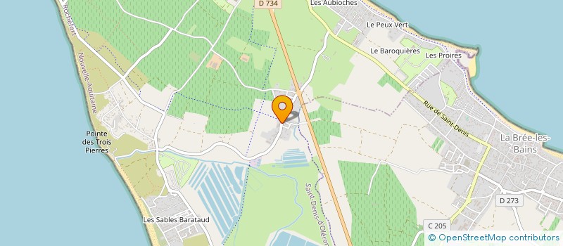 localisation de l'entreprise MADAME SANDRINE LAVESQUE  SAINT-DENIS-D'OLERON