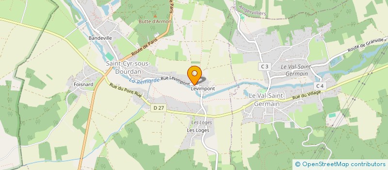 localisation de l'entreprise MADAME SANDRINE LAVIEU  SAINT-CYR-SOUS-DOURDAN