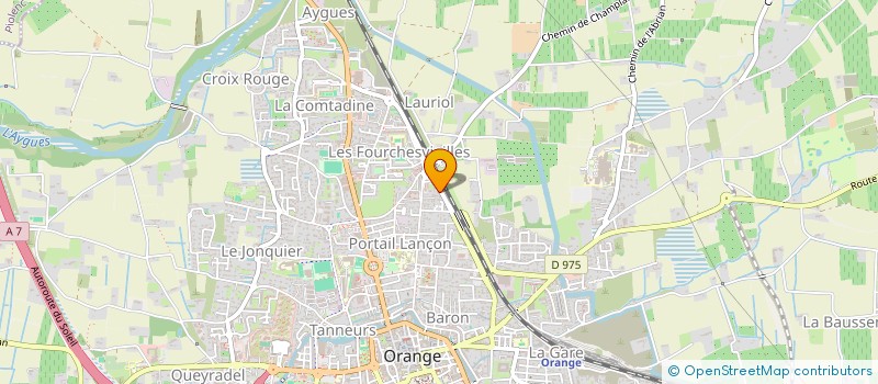 localisation de l'entreprise MADAME SANDRINE LAVILLE  ORANGE