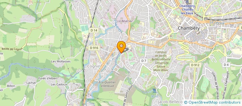 localisation de l'entreprise MADAME SANDRINE LAZZARI à CHAMBERY