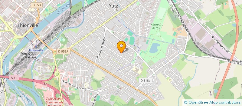 localisation de l'entreprise MADAME SANDRINE LAZZARI  YUTZ