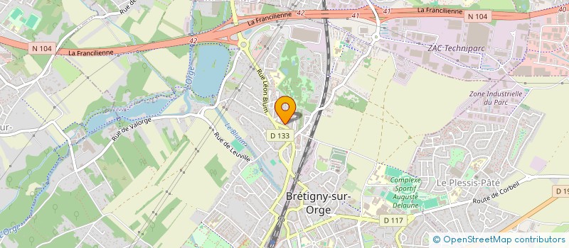 localisation de l'entreprise MADAME SANDRINE LE BOURHIS à BRETIGNY-SUR-ORGE