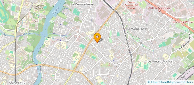 localisation de l'entreprise MADAME SANDRINE LE BRETON à NANTES
