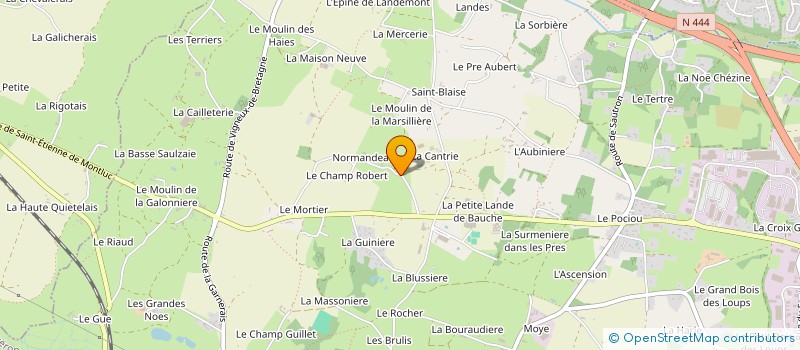 localisation de l'entreprise MADAME SANDRINE LE COQ à COUERON