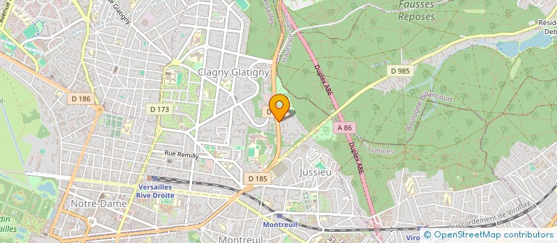 localisation de l'entreprise MADAME SANDRINE LE DREAU à VERSAILLES