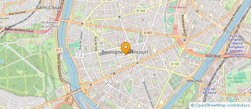 localisation de l'entreprise MADAME SANDRINE LE DUC à BOULOGNE-BILLANCOURT