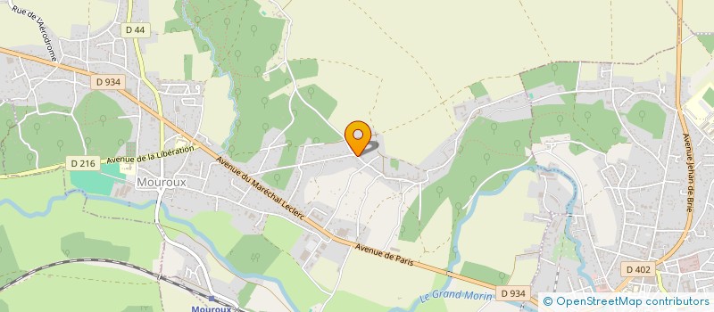 localisation de l'entreprise MADAME SANDRINE LE GALL  MOUROUX