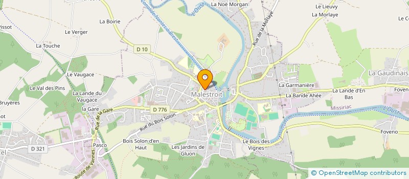 localisation de l'entreprise MADAME SANDRINE LE MARTELOT  MALESTROIT