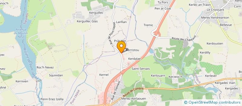 localisation de l'entreprise MADAME SANDRINE LE SAUX à PONT-L'ABBE