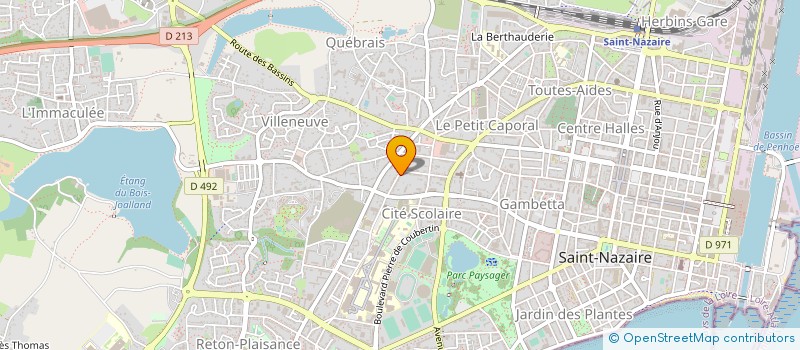 localisation de l'entreprise MADAME SANDRINE LE SCIELLOUR à SAINT-NAZAIRE