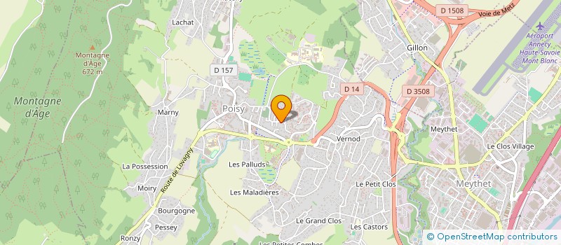 localisation de l'entreprise MADAME SANDRINE LE STUNFF  EPAGNY METZ-TESSY