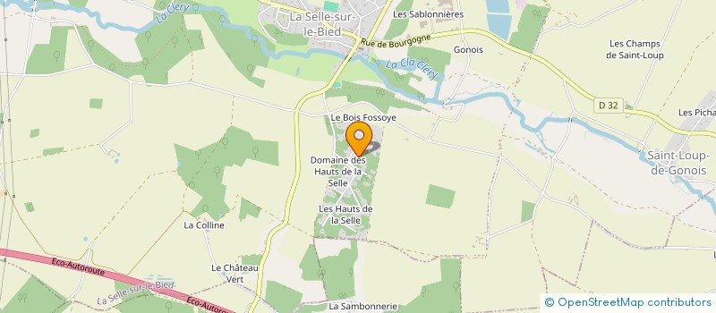 localisation de l'entreprise MADAME SANDRINE LE VERRE à LA SELLE-SUR-LE-BIED