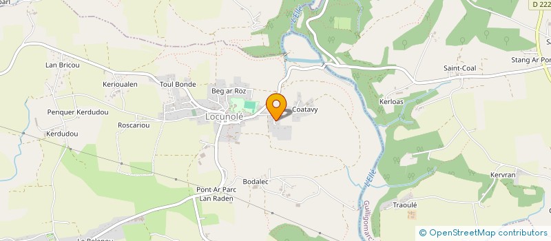 localisation de l'entreprise MADAME SANDRINE LE VIAVANT  LOCUNOLE