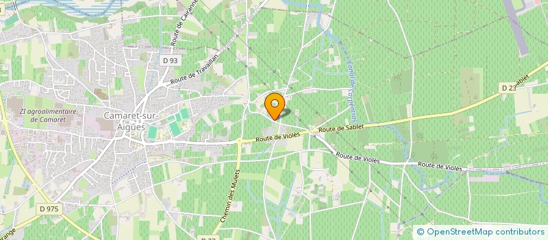 localisation de l'entreprise MADAME SANDRINE LEBAILLY  CAMARET-SUR-AIGUES