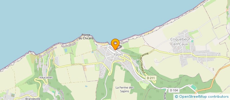 localisation de l'entreprise MADAME SANDRINE LEBLANC  YPORT