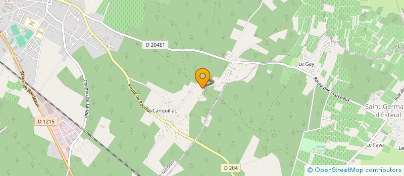 localisation de l'entreprise MADAME SANDRINE LEBOEUF  LESPARRE-MEDOC