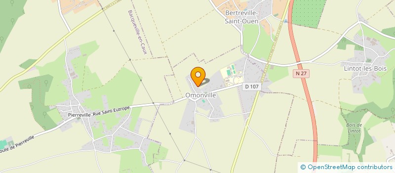 localisation de l'entreprise MADAME SANDRINE LEBORGNE  OMONVILLE